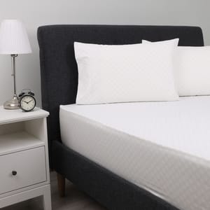 أحصلي على Purity Luxe | مجموعة غطاء السرير المعالجة بالفضة دايموند من شراشف وأغطية سرير ولون