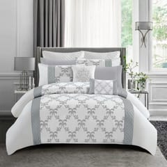 Buy Palma Silver | 10 Pcs Comforter of Sale from karaz linen online and get a exulde brand with colour