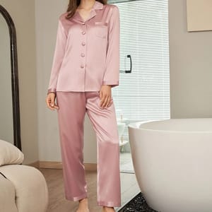 Buy LILYSILK | Silk Pajama Set Pink of LILYSILK from karaz linen online and get a exulde brand with colour