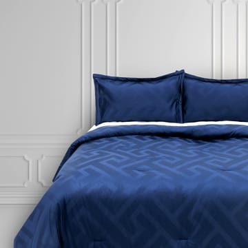Olympus Cotton Navy Blue Hotel Comforter Set 3 Pieces