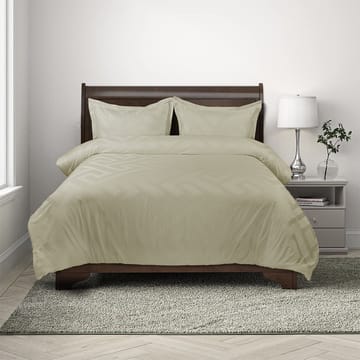 Light Beige Cotton Hotel Duvet Cover 100% Natural – Karaz Linen
