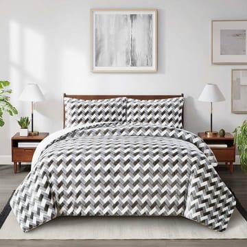 سدو طقم لحاف شتوي رمادي 3 قطع
