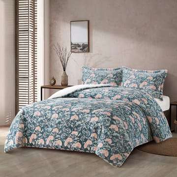 فيوليت غطاء شتوي للسرير مشجر فرو ناعم في السعودية ودول الخليج متوفر بمقاس نفرين
