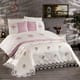 Buy EBRU QUILT SET 7PCS of Bridal Bedding from karaz linen online and get a exulde brand with colour Pink