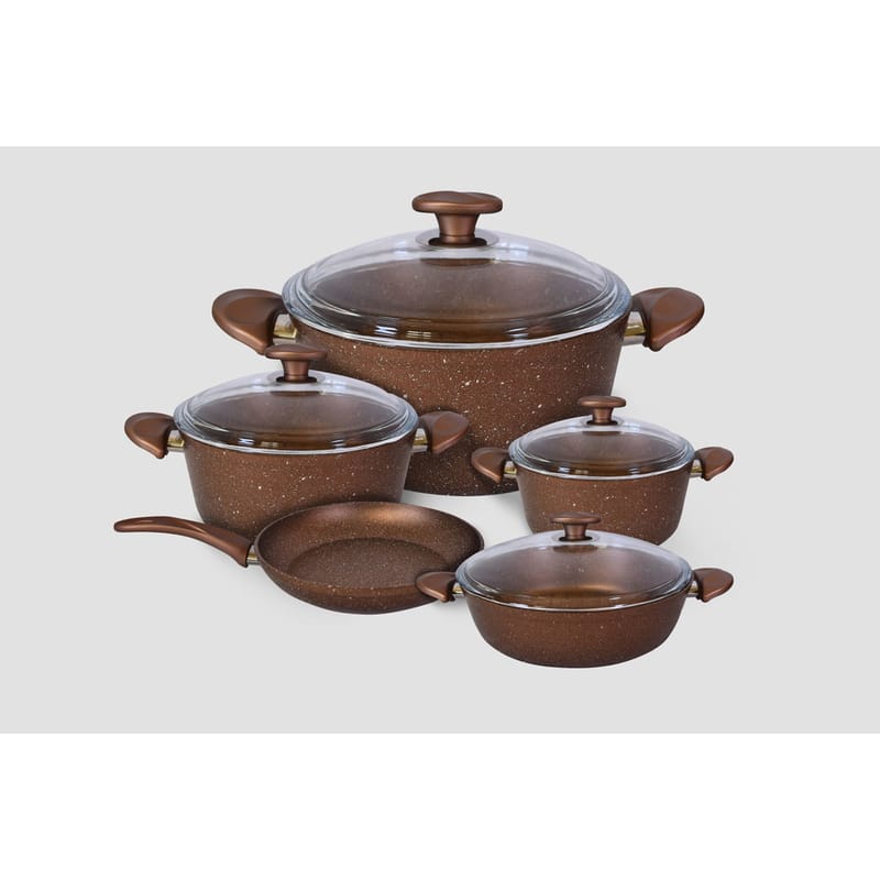 ويلم | طقم اواني طبخ 9 قطع, نحاسي color-1