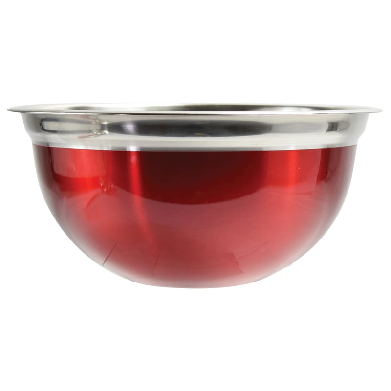 وعاء خلط ستانلس صغير, أحمر color0