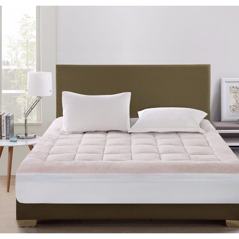 لباد صوف 7 سم, أبيض مطفي color-1