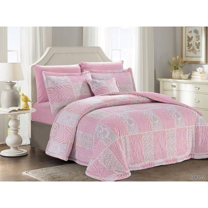 سالي 3 | مفرش نفرين, زهري color0