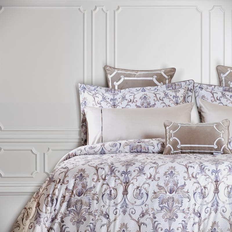 ألماس مفرش صيفي مشجر بيج قطن 9 قطع, بيج color-24