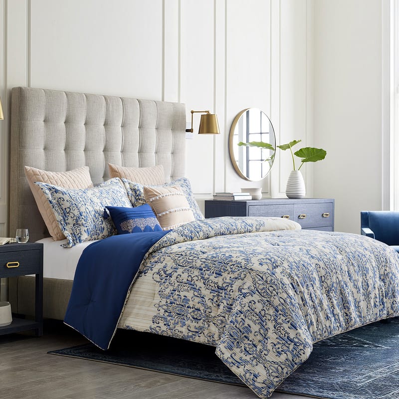 أدابيلا | مفرش 7 قطع, أزرق color-1