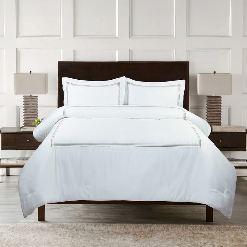 آيدا | بيت لحاف 3 قطع رمادي, رمادي color-1