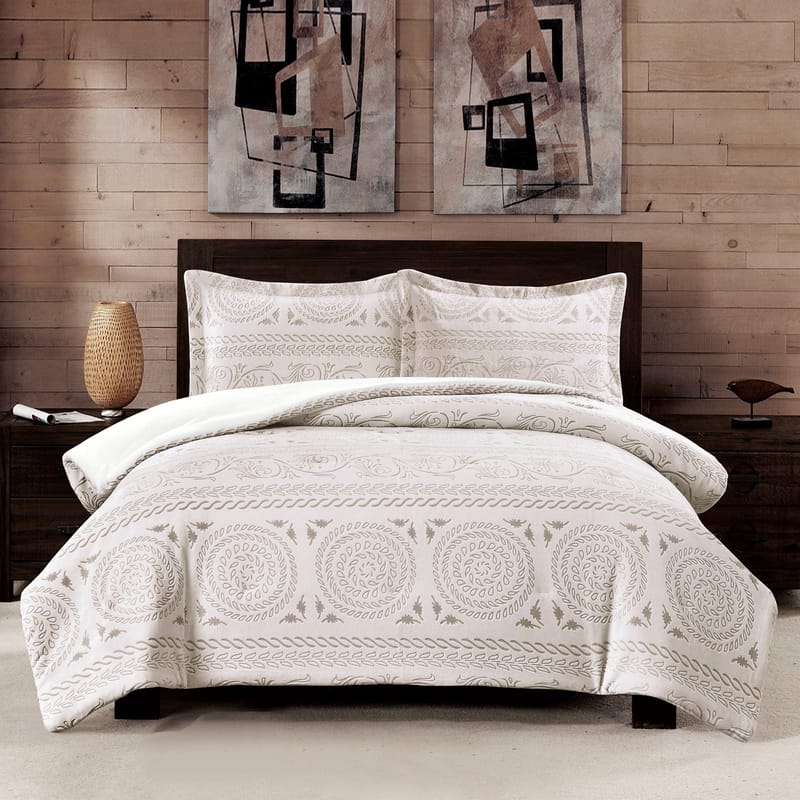 أمايا | مفرش شتوي 3 قطع, كاكي color-1