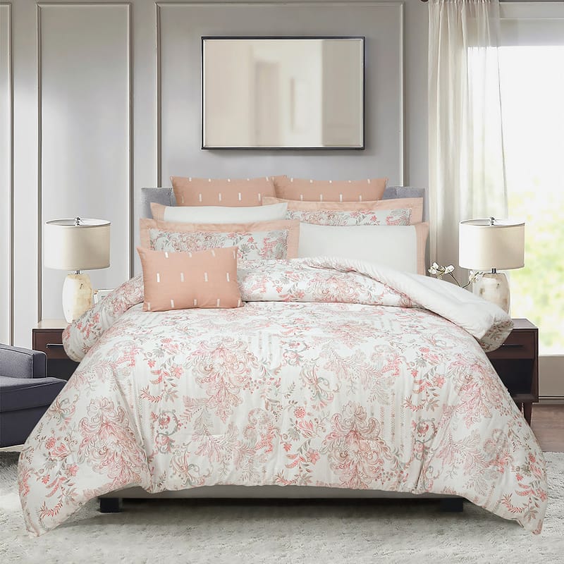 أريانا | مفرش 9 قطع, مشمشي color-1