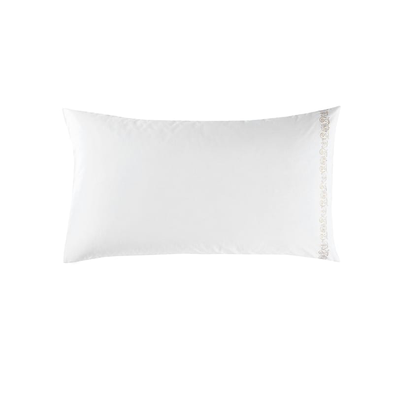 Aseelah White Cotton Summer Comforter Hand Embroidered 9 Pieces