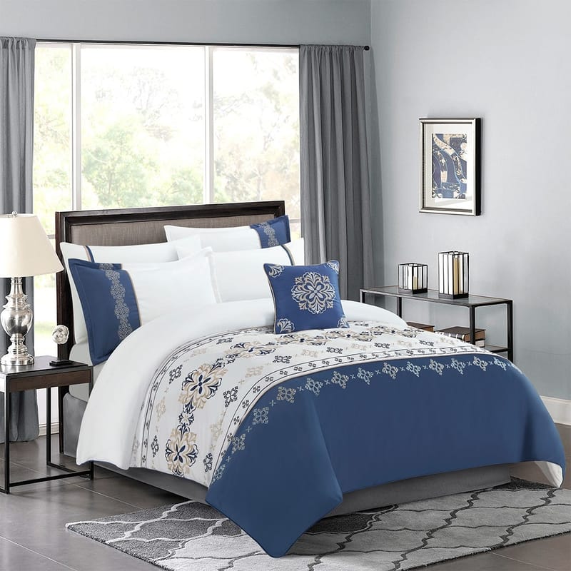 أزوري | مفرش 7 قطع, أبيض color-1