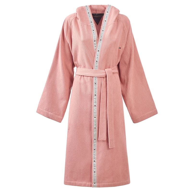 اشتر تومي هيلفغر TIMELESS Hooded روب حمام زهري من أرواب الحمام متجر كرزلنن الإلكتروني من ماركة الحصرية ولون