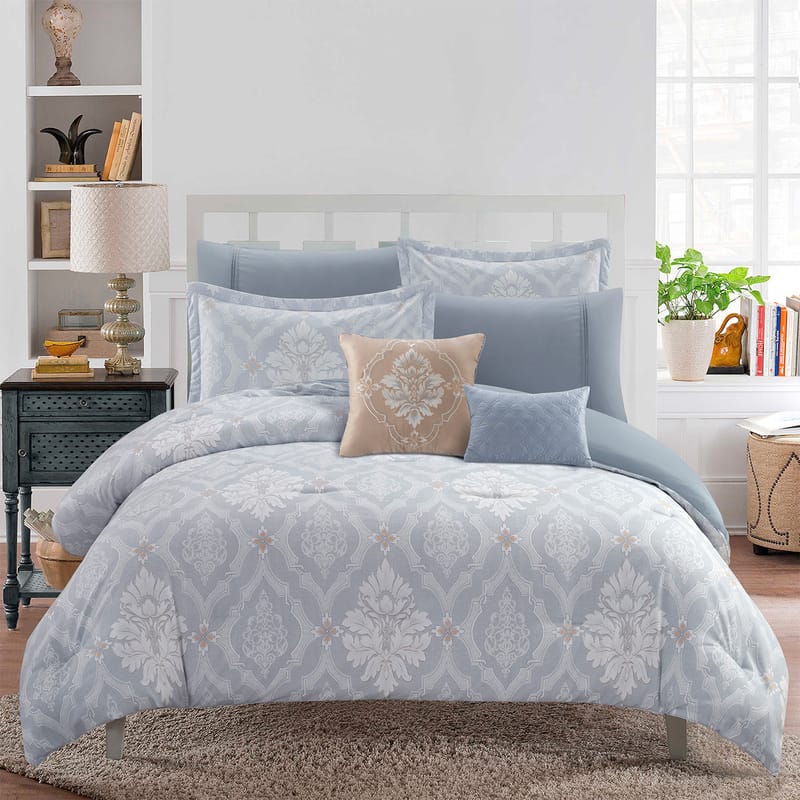 كاليد | مفرش 8 قطع, رمادي color-1