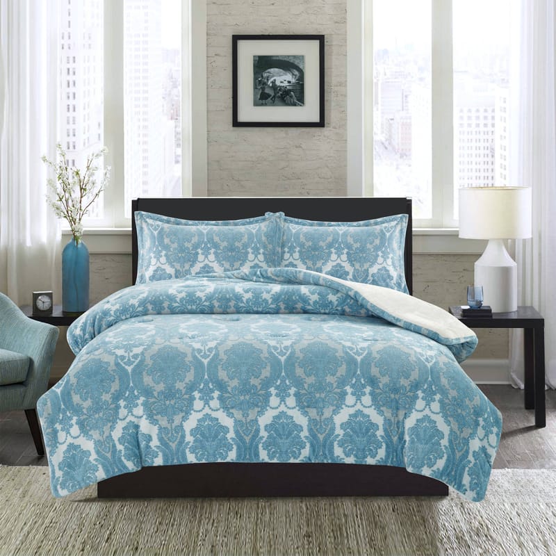 كريسولا | مفرش شتوي, أزرق color-1