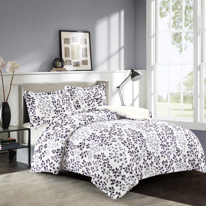 كورنيليان | مفرش شتوي 3 قطع, أبيض مطفي color-1