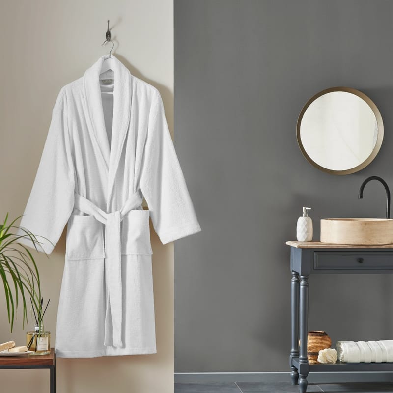 ديلايت | روب حمام أبيض-8