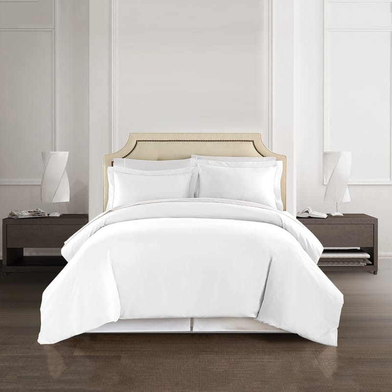 طقم بيت لحاف فندقي قطن طبيعي من كرز لنن
