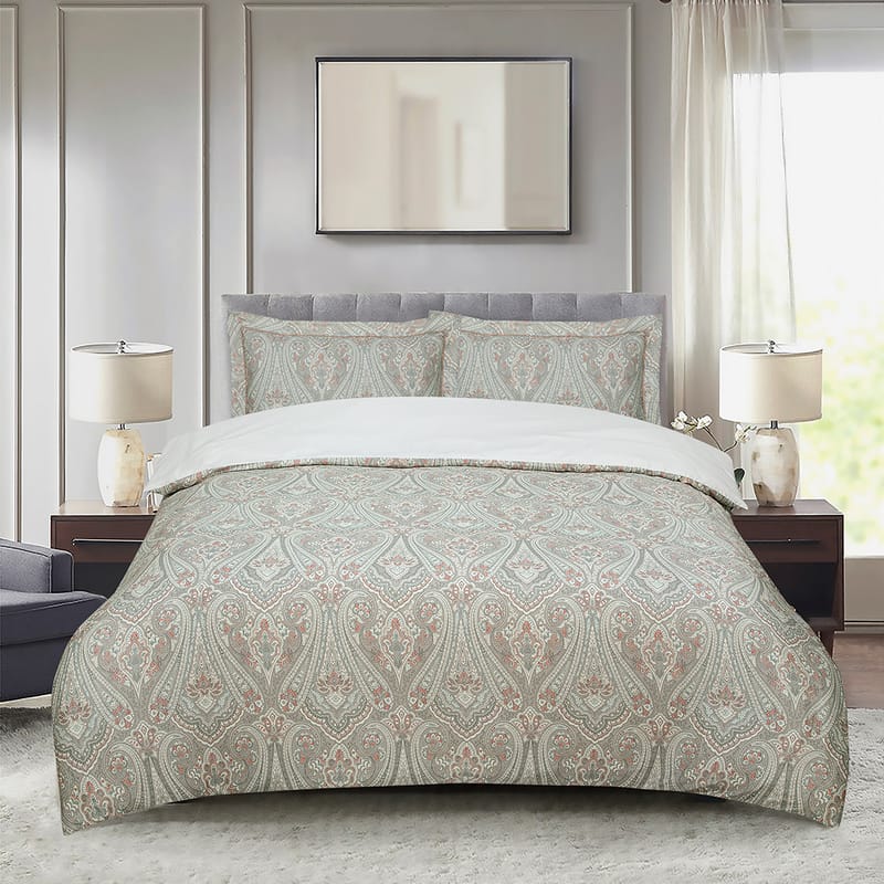 ايفاندر | بيت لحاف 3 قطع, أخضر color-1