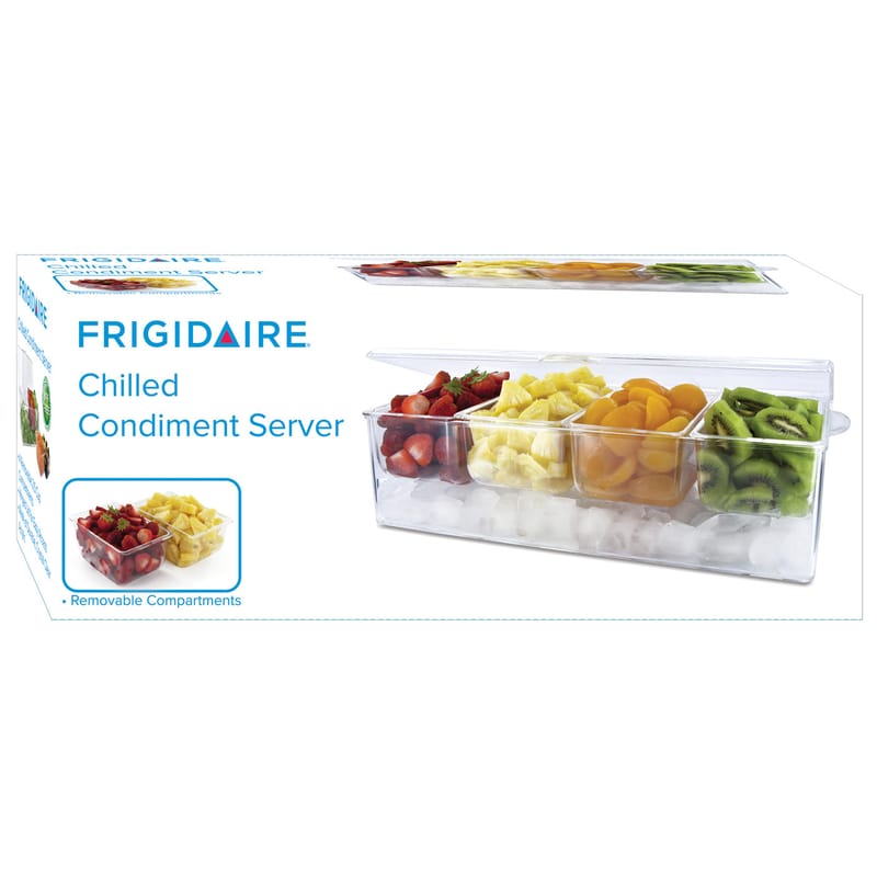 وعاء تقديم بارد مستطيل /6 لتر, شفاف color0