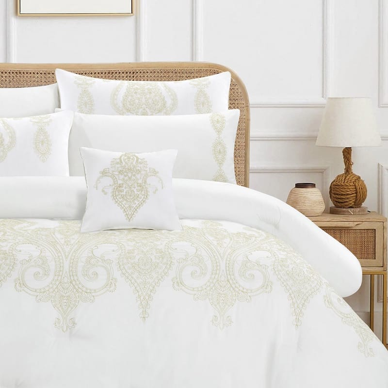 فونتينبلو | مفرش 7 قطع , أبيض color-11