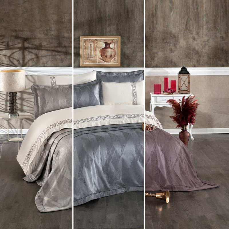 اشتر غالا | بيت لحاف عرايسي 7 قطع من بيت لحاف / بدون حشوة متجر كرزلنن الإلكتروني من ماركة الحصرية ولون