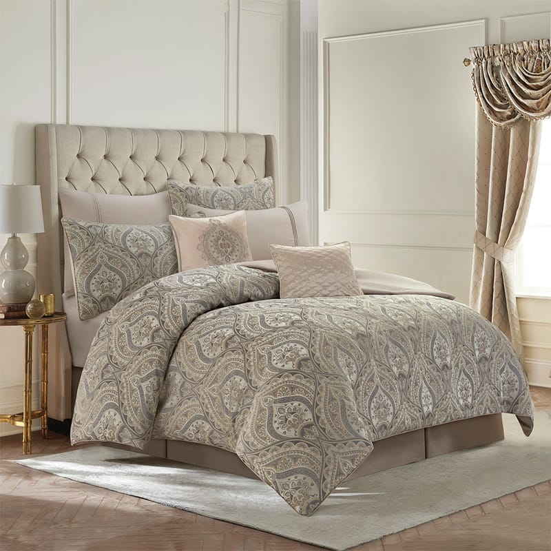 غسق | مفرش 8 قطع, بيج color-1