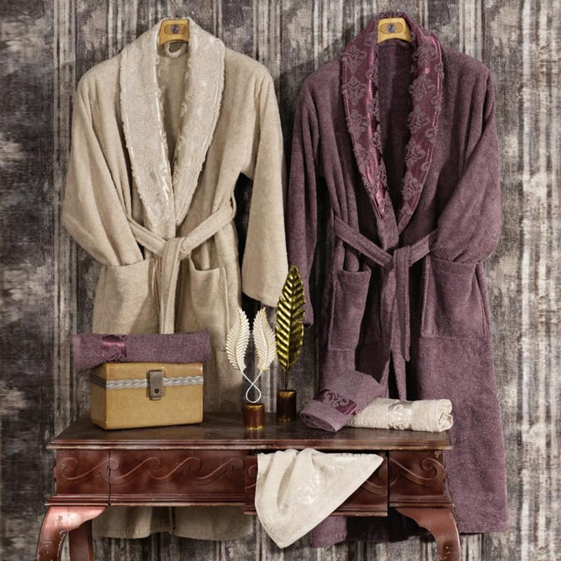 هيزار | أرواب حمام 6 قطع-1