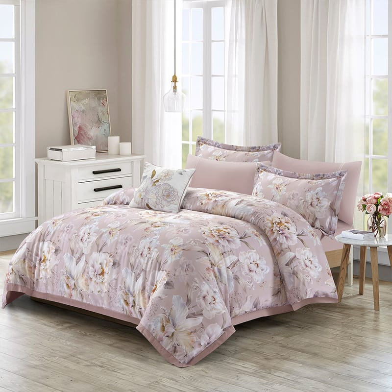 إيريديلا | مفرش 7 قطع, زهري color-1