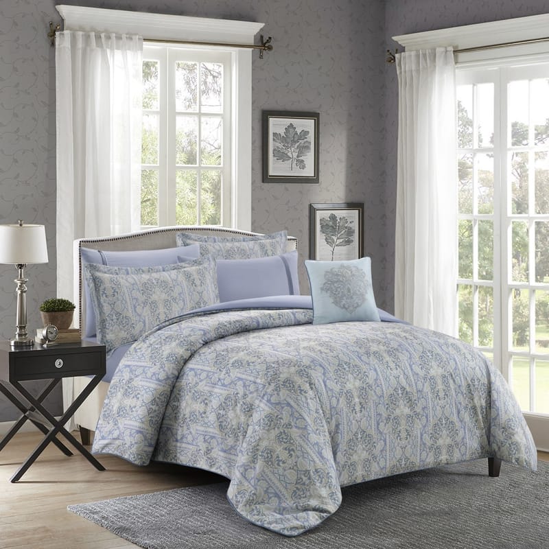 إفان | مفرش 7 قطع, أزرق color-1