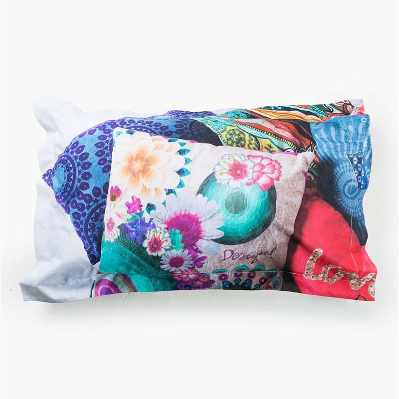 ديسجوال | غطاء وسادة نوم من مجموعة MESSY - يسار, أبيض color-1