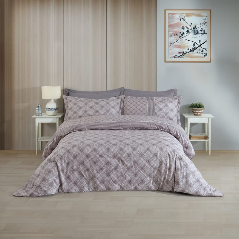 كوفية | مفرش 6 قطع, رمادي color-1