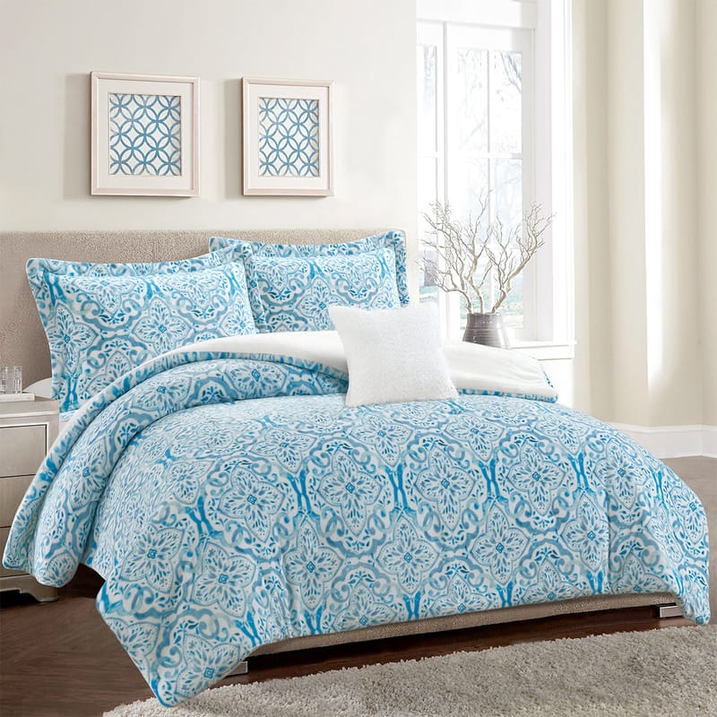 اشتر لاغونا | مفرش شتوي 4 قطع من مفارش سرير متجر كرزلنن الإلكتروني من ماركة الحصرية ولون