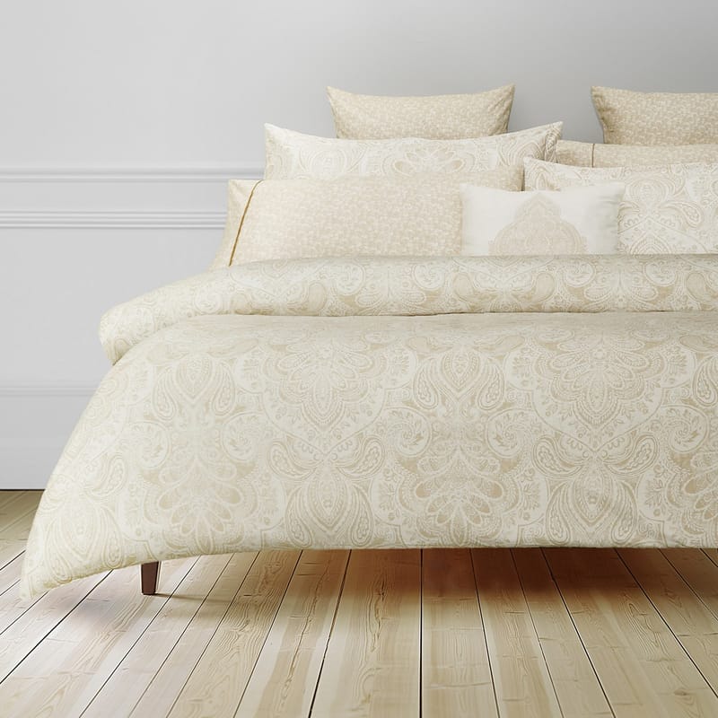 Lonjeen 100% Natural Cotton Beige Comforter Set – 9 Pieces | Karaz Linen
