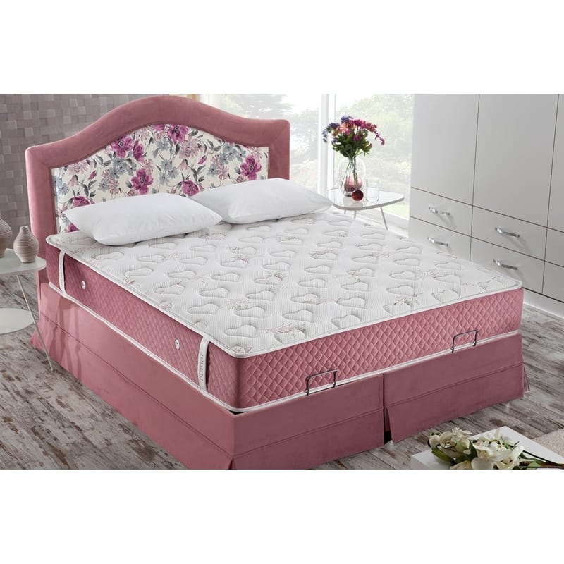 لوف الطبية | مرتبة 180×200سم, زهري color-1