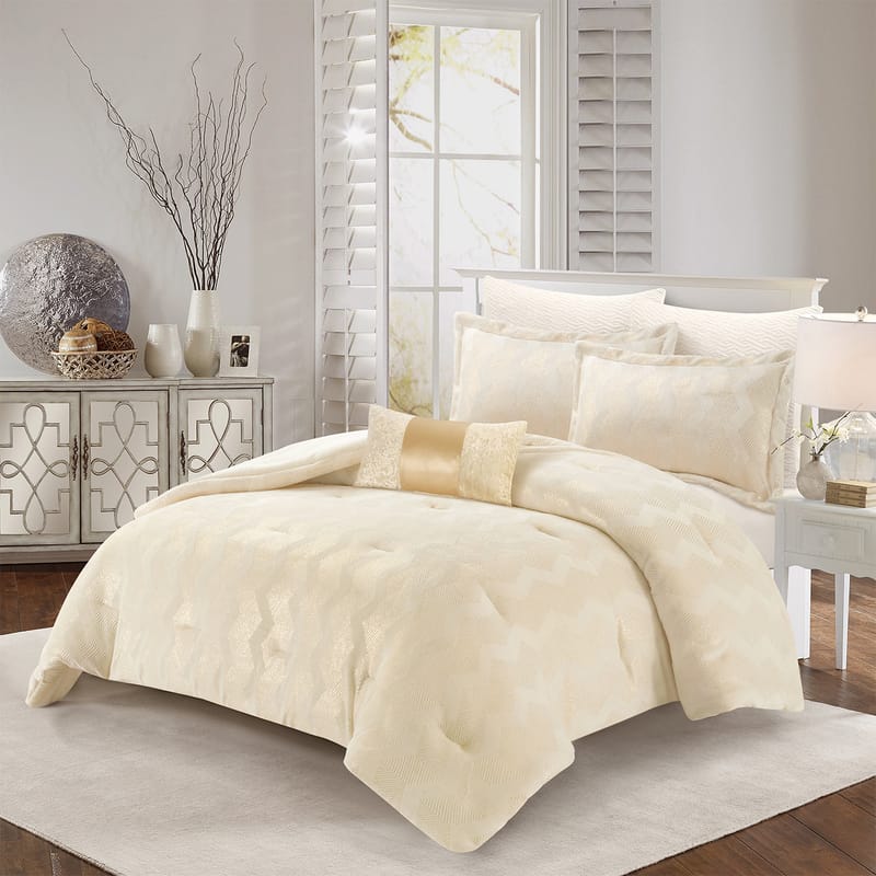 لويزا | مفرش شتوي, أبيض مطفي color-1