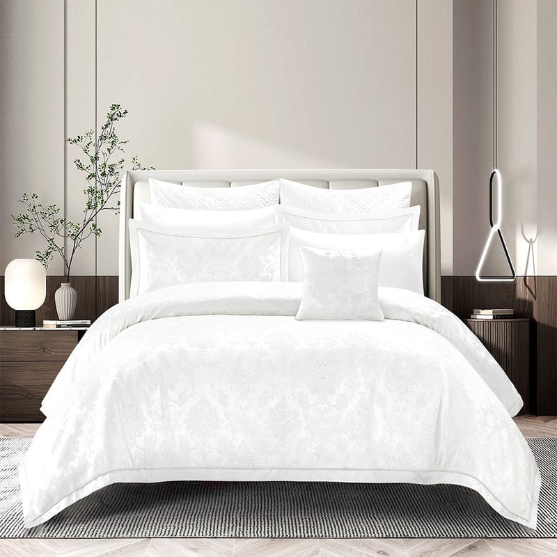 مفرش لوكسوريا, أبيض مطفي color-1