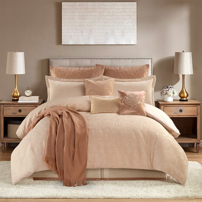 منار | مفرش 10 قطع, بيج color-1