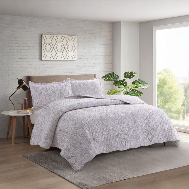 ماسة لحاف صيفي مضغوط مشجر قطن طقم 3 قطع
