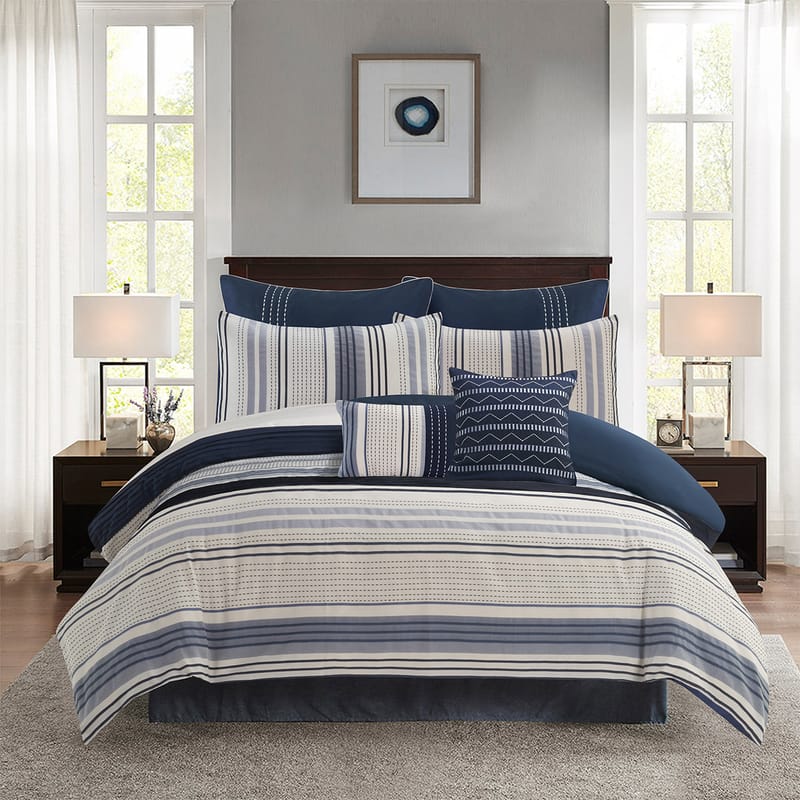 مراد | مفرش 7 قطع, أزرق color-1