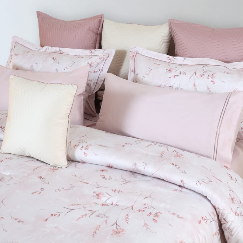 نرجس مفرش صيفي مشجر زهري قطن 10 قطع, زهري color-16