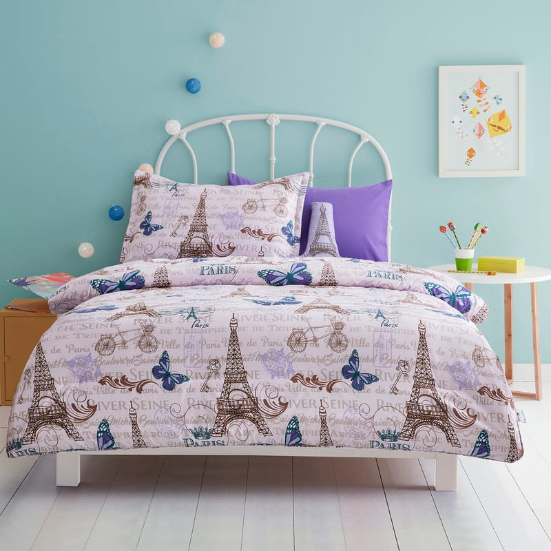 اشتر باريس | مفرش أطفال 5 قطع من مفارش سرير متجر كرزلنن الإلكتروني من ماركة الحصرية ولون