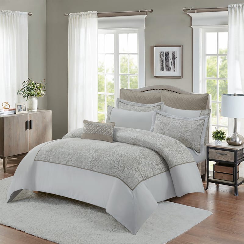 قصب | مفرش 9 قطع, بيج color-1