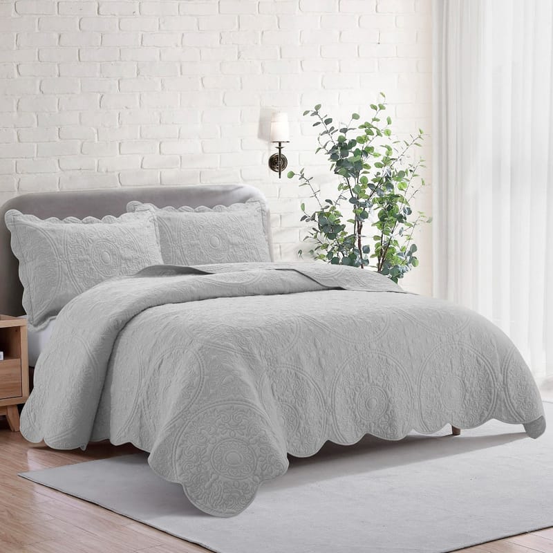 شروق طقم مفرش قطن مضغوط صيفي 3 قطع