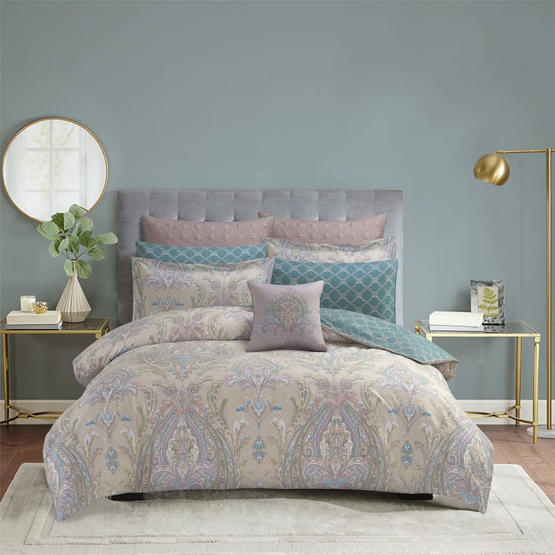 مفرش سوليتا, أبيض مطفي color-1