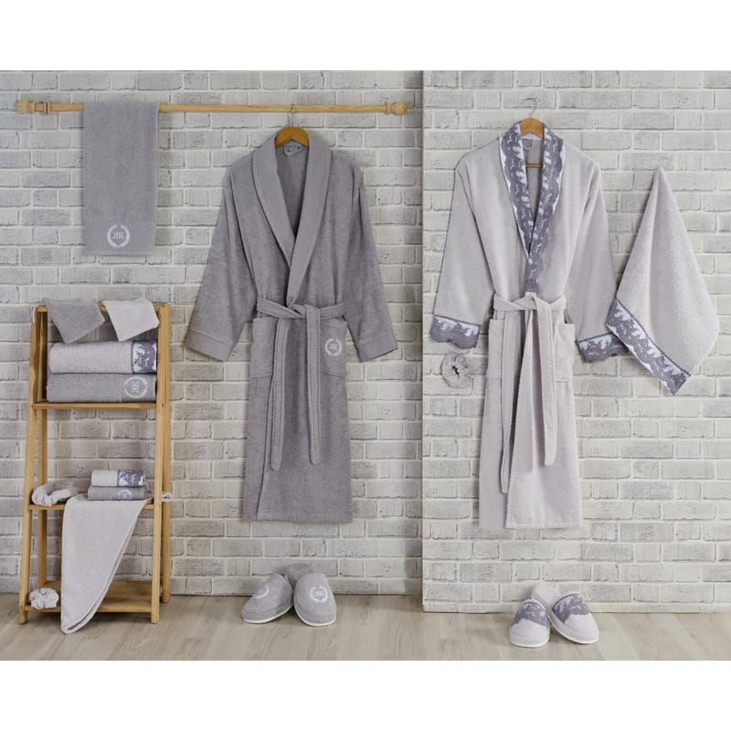 سلطانة | طقم أرواب حمام 18 قطعة, ألوان حيوية color-22