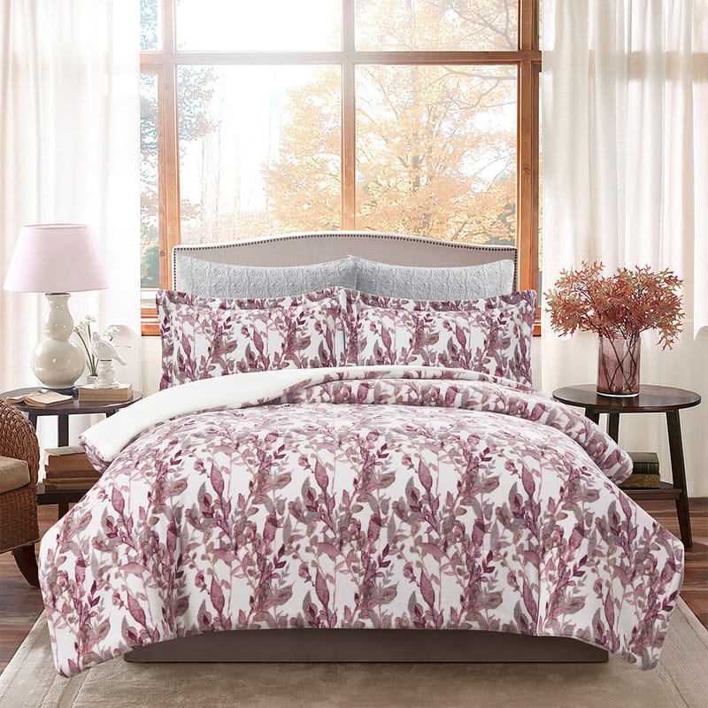 سوين | مفرش شتوي 5 قطع, أحمر color-1